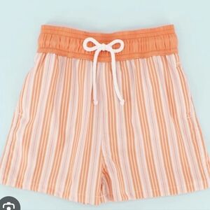 Dondolo Orange Striped Boys Swim